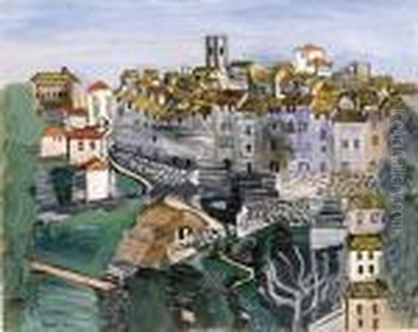 Vence Oil Painting by Raoul Dufy