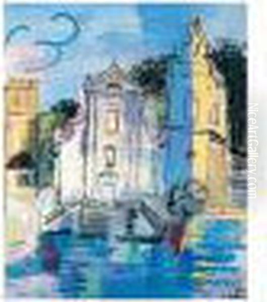 L'eglise De Taormine Oil Painting by Raoul Dufy