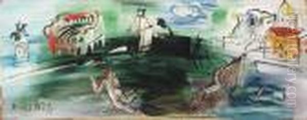 Untitled Oil Painting by Raoul Dufy