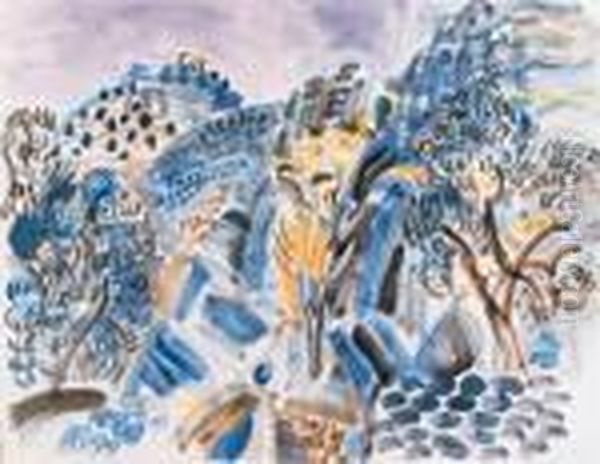 Paysage De Sicile Oil Painting by Raoul Dufy