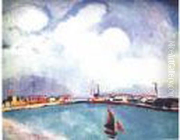 Le Port, Circa 1907 Oil Painting by Raoul Dufy