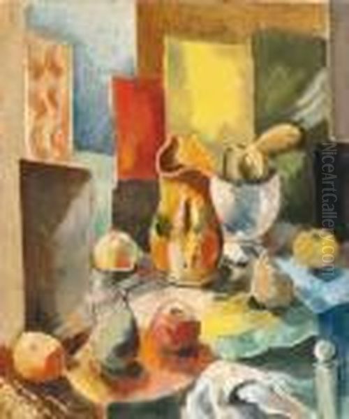  Nature Morte Au Pichet  Oil Painting by Charles Georges Dufresne