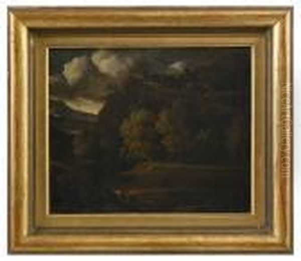 Pastoralt Landskap Oil Painting by Gaspard Dughet Poussin