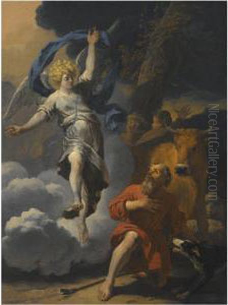 The Annunciation To The Shepherds Oil Painting by Karel Dujardin