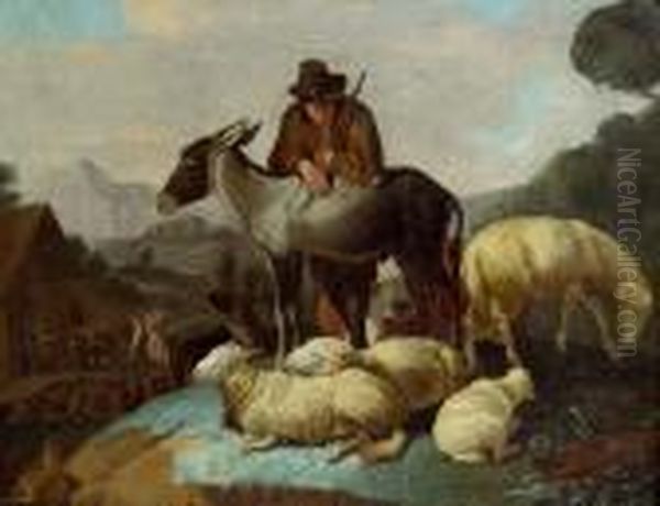 Schafhirte Oil Painting by Karel Dujardin