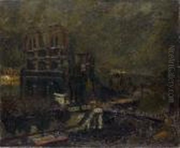 Paris, Notre-dame Oil Painting by Pierre Dumont