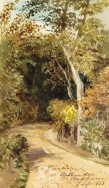 Study of Trees in South-West London Oil Painting by Thomas Lindsay