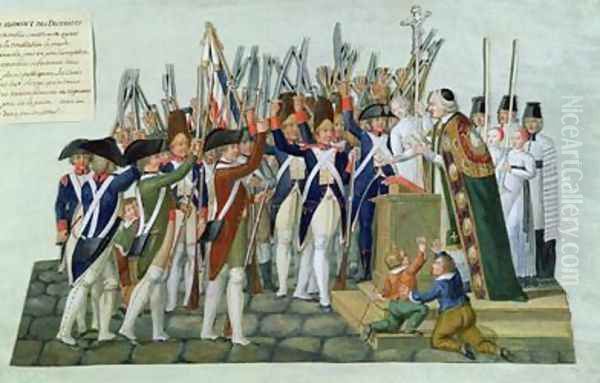 Oath of the Districts Oil Painting by Brothers Lesueur