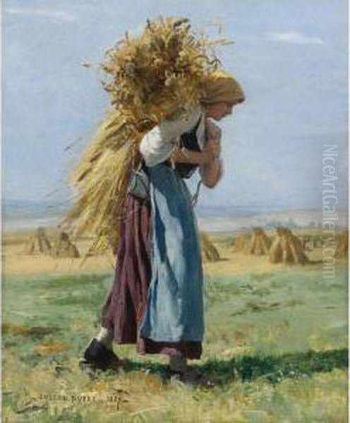 In The Fields Oil Painting by Julien Dupre