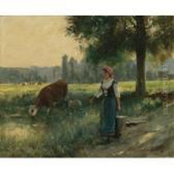 In The Fields Oil Painting by Julien Dupre