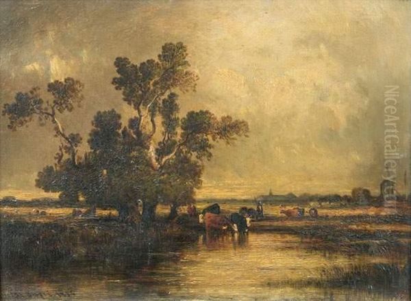 Paysage Oil Painting by Leon Victor Dupre