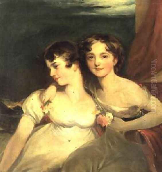 Fanny and Jane Hamond Oil Painting by Sir Thomas Lawrence