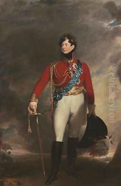 Portrait of King George IV 2 Oil Painting by Sir Thomas Lawrence