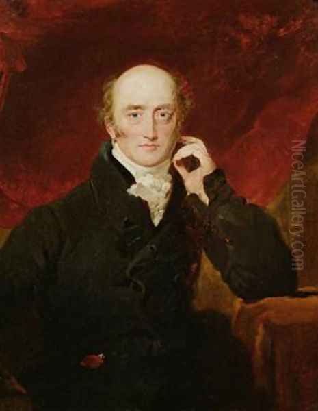 Portrait of George Canning 1770-1827 Oil Painting by Sir Thomas Lawrence