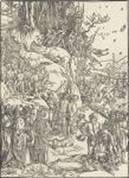 The Martyrdom Of The Ten Thousand Oil Painting by Albrecht Durer