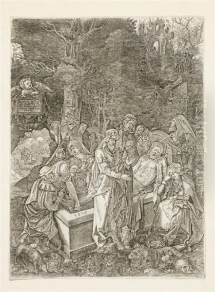 Grablegung Christi (the Entombment Of Christ) Oil Painting by Albrecht Durer