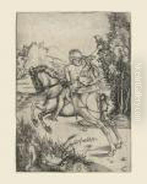 The Little Courier Oil Painting by Albrecht Durer