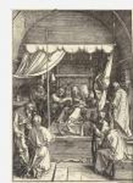 The Death Of The Virgin, From: The Life Of The Virgin Oil Painting by Albrecht Durer