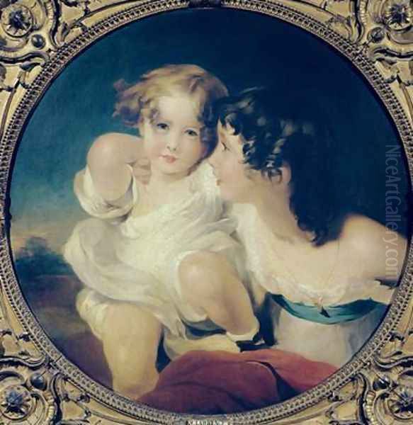 The Calmady Children Oil Painting by Sir Thomas Lawrence