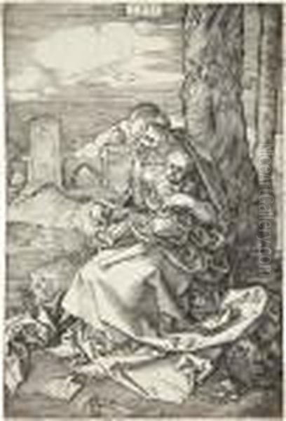 Madonna With The Pear Oil Painting by Albrecht Durer