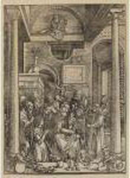 The Glorification Of The Virgin Oil Painting by Albrecht Durer