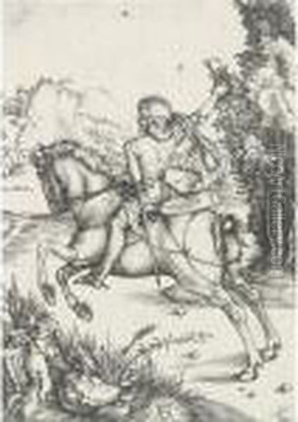 The Little Courier Oil Painting by Albrecht Durer