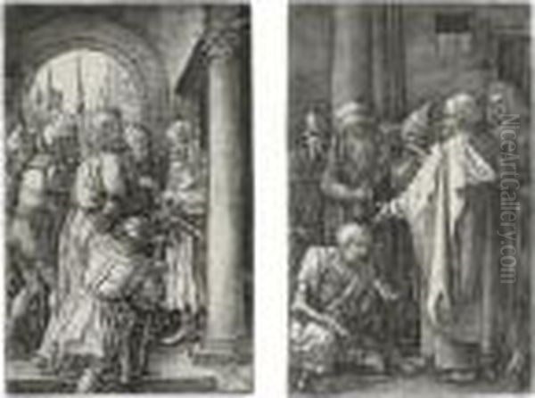 Christ Before Pilate Oil Painting by Albrecht Durer