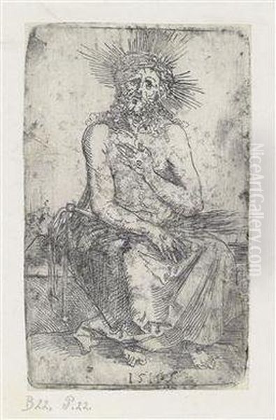 The Man Ofsorrows Oil Painting by Albrecht Durer