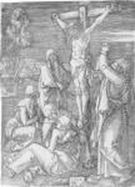 Thecrucifixion Oil Painting by Albrecht Durer