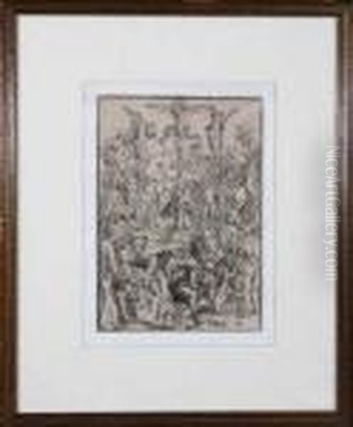 Calvary Oil Painting by Albrecht Durer