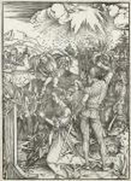 Martyrdom Of St Catherine Oil Painting by Albrecht Durer