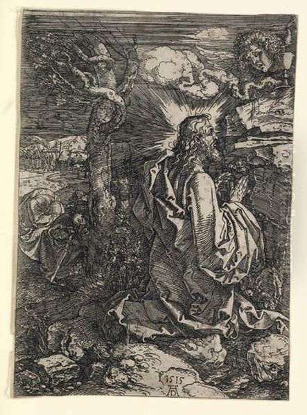 Christ On The Mount Of Olives Oil Painting by Albrecht Durer