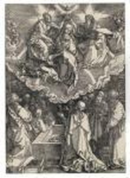 The Assumption And Coronation Of The Virgin Oil Painting by Albrecht Durer