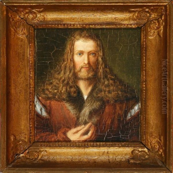 The Artist's Self Portrait Oil Painting by Albrecht Durer