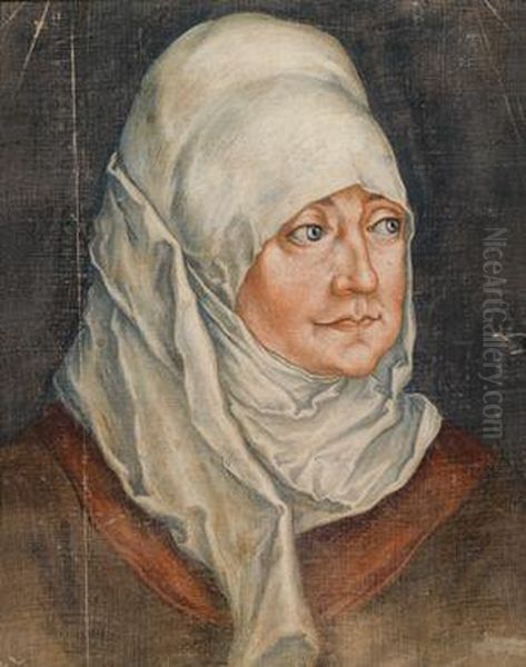 Agnes, Die Frau Albrecht Durers Oil Painting by Albrecht Durer