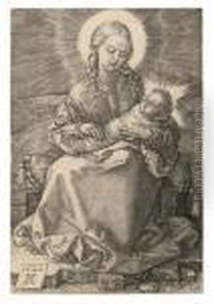 The Virgin With The Swaddled Child Oil Painting by Albrecht Durer