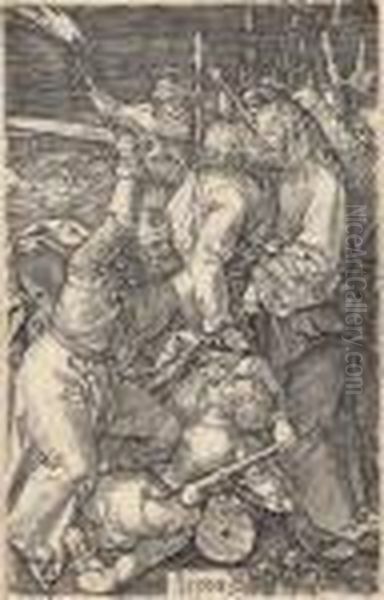 The Betrayal Of Christ, From: The Engraved Passion Oil Painting by Albrecht Durer