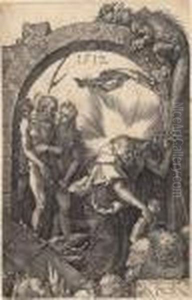 The Harrowing Of Hell Oil Painting by Albrecht Durer