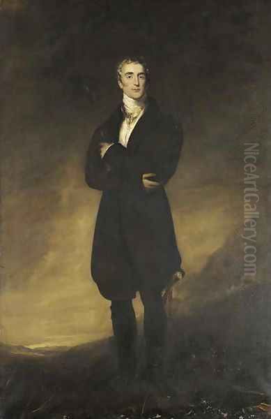 Portrait of Arthur Wellesley, 1st Duke of Wellington (1769-1852) Oil Painting by Sir Thomas Lawrence