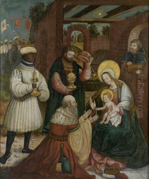 Adoration Des Mages Oil Painting by Albrecht Durer