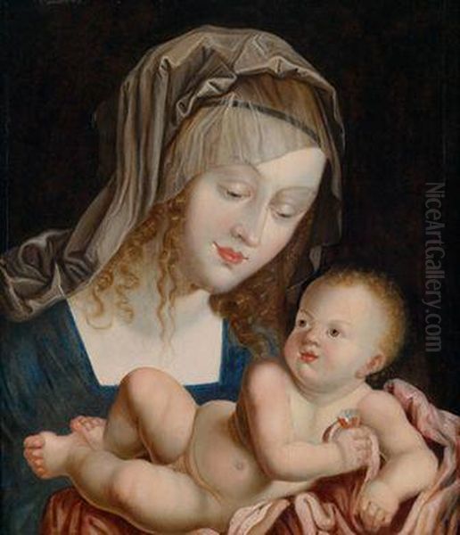 Madonna Mit Kind Oil Painting by Albrecht Durer