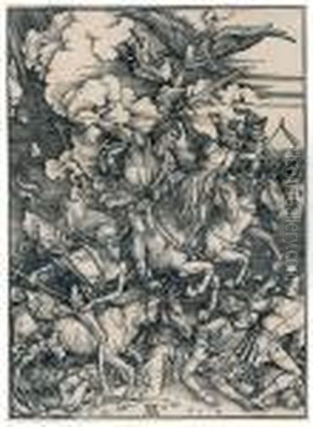 The Apocalypse Oil Painting by Albrecht Durer