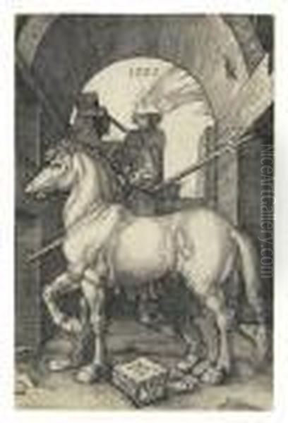 The Small Horse. Oil Painting by Albrecht Durer