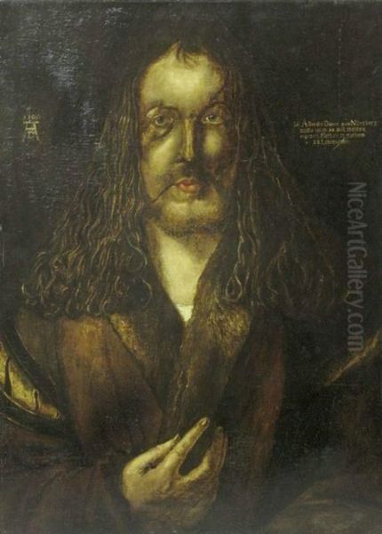 Selbstbildnis Oil Painting by Albrecht Durer