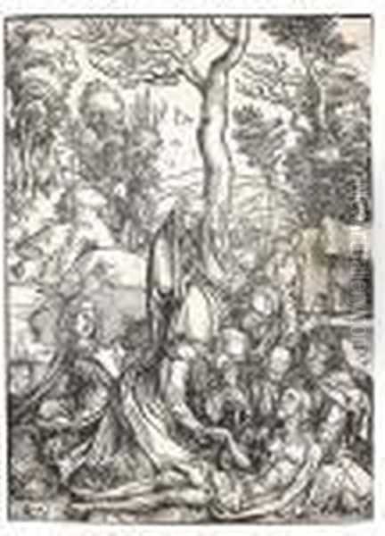 Die Beweinung Christi Oil Painting by Albrecht Durer