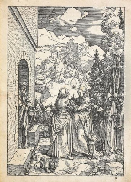 The Visitation Oil Painting by Albrecht Durer