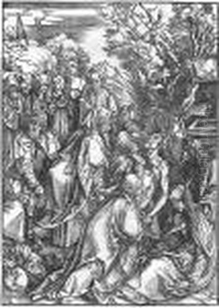 Grablegung Christi Oil Painting by Albrecht Durer