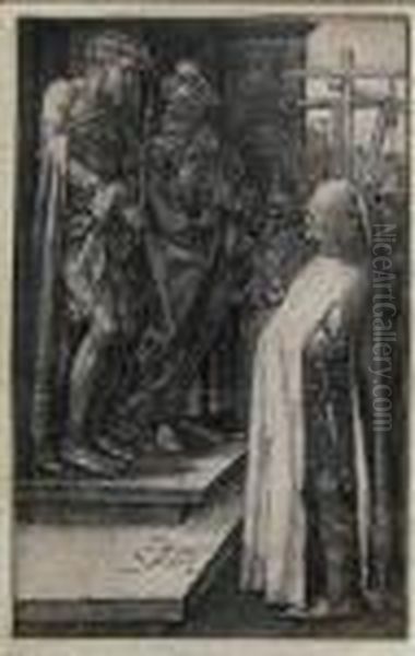 Die Schaustellung (ecce Homo) Oil Painting by Albrecht Durer