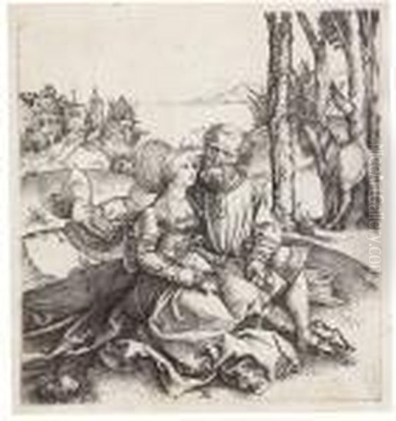 The Ill-assorted Couple Oil Painting by Albrecht Durer