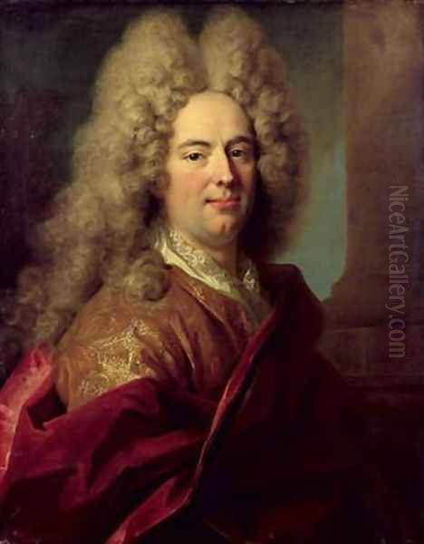 Portrait of a Man 3 Oil Painting by Nicolas de Largilliere